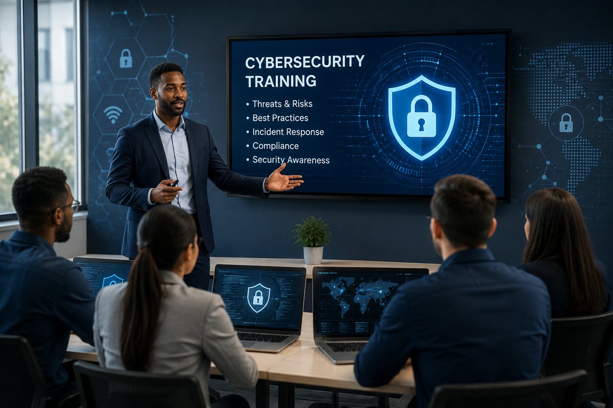 Customized cybersecurity training session